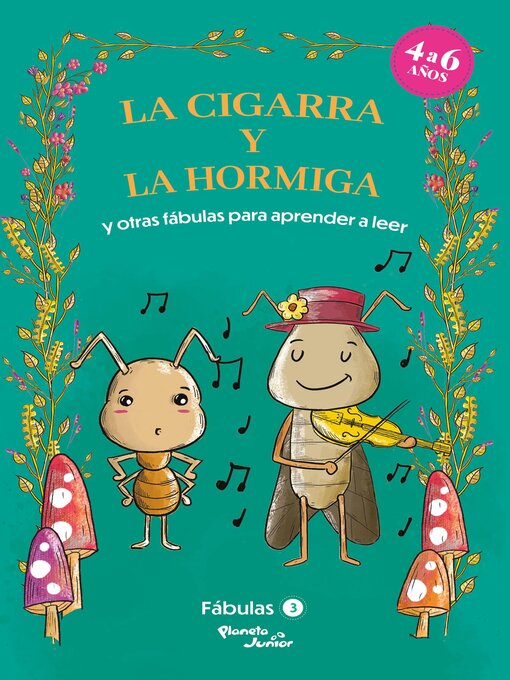 Cover image for Fábulas 3. La cigarra y la hormiga y otras fábulas para aprender a leer